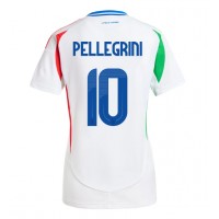 Italia Lorenzo Pellegrini #10 Bortedrakt Dame EM 2024 Kortermet